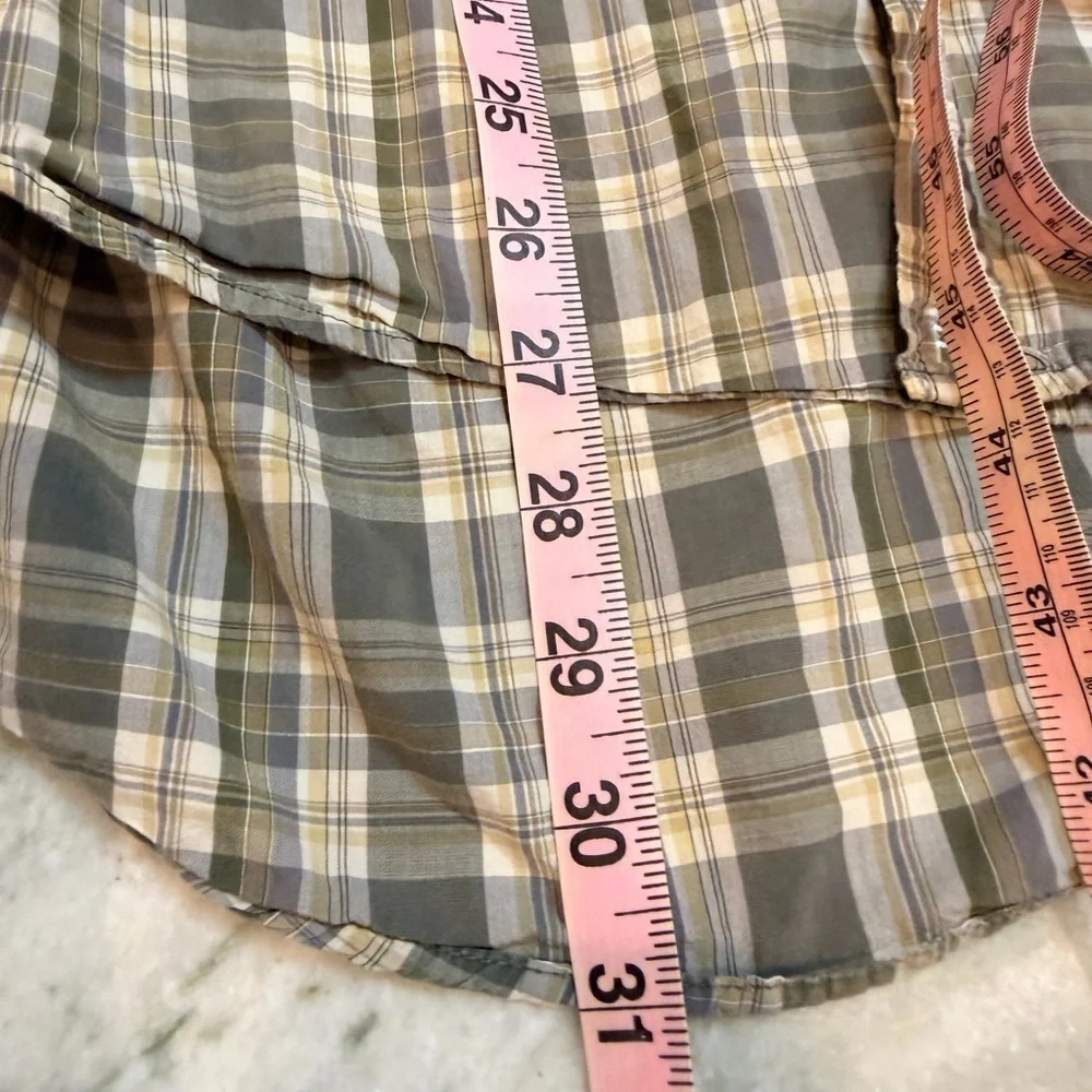 J.Crew Men’s Plaid Button-Up Shirt Size L
